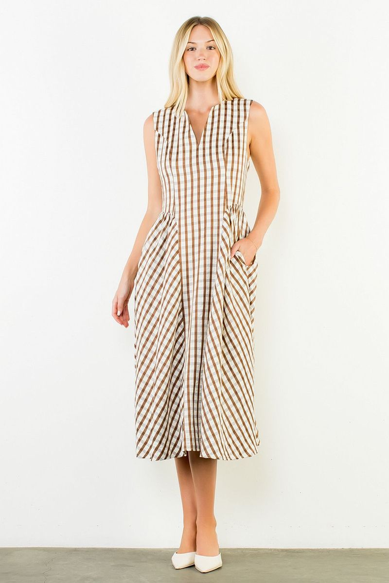 THML Gingham Dress