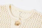 Rosie Crochet Knit Cardigan