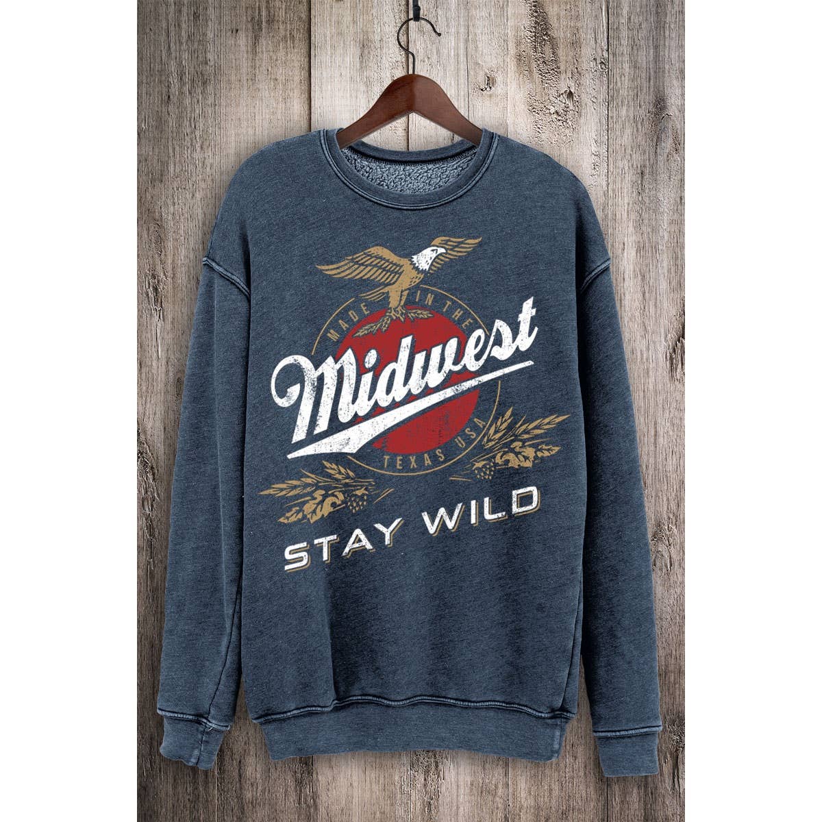 MIDWEST STAY WILD MINERAL SWEATSHIRTS