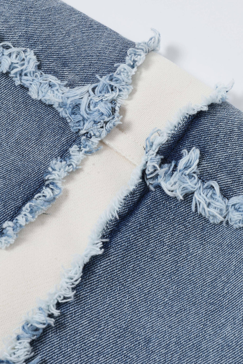 Cassie Denim Hybrid Hoodie