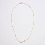 Gold Dipped “Bride” Script Necklace