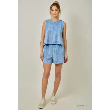 Acid Washed French Terry Swing Top