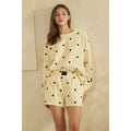 Polka Dot White & Black Set