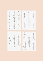 Statement Temporary Tattoo Pack