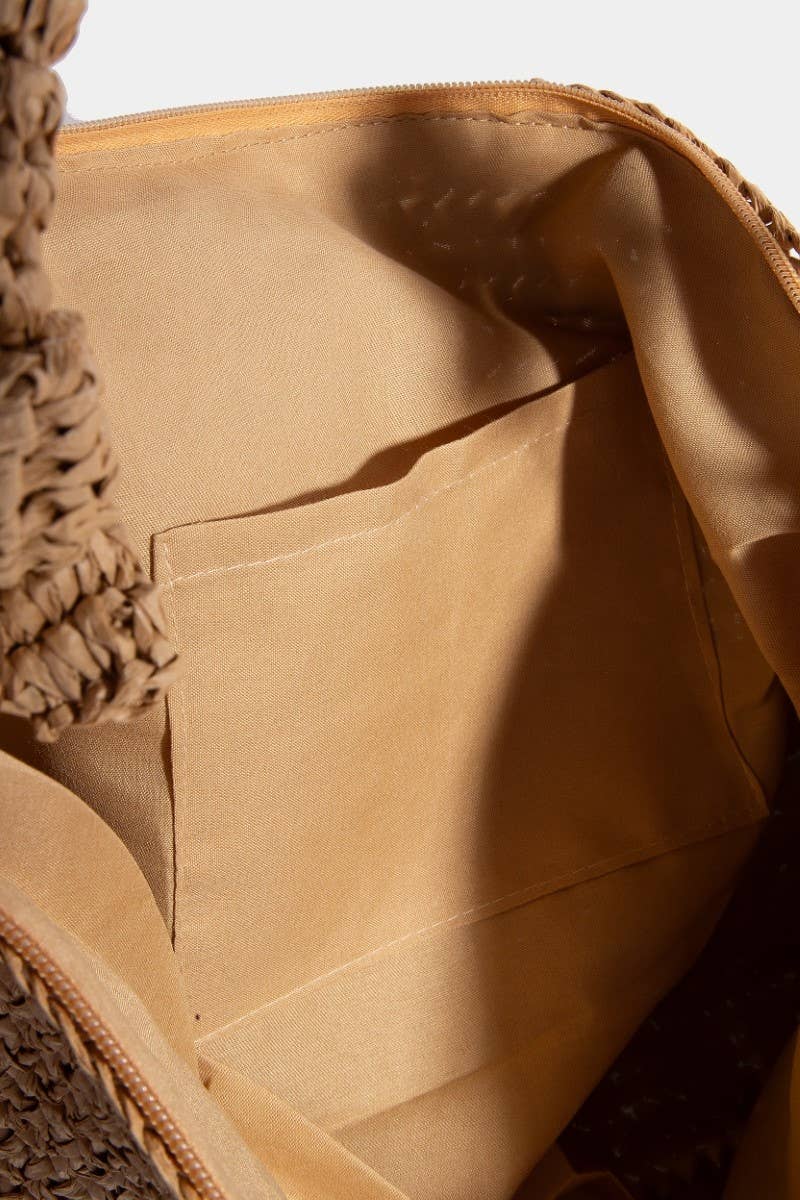 Claire Straw Hand Bag