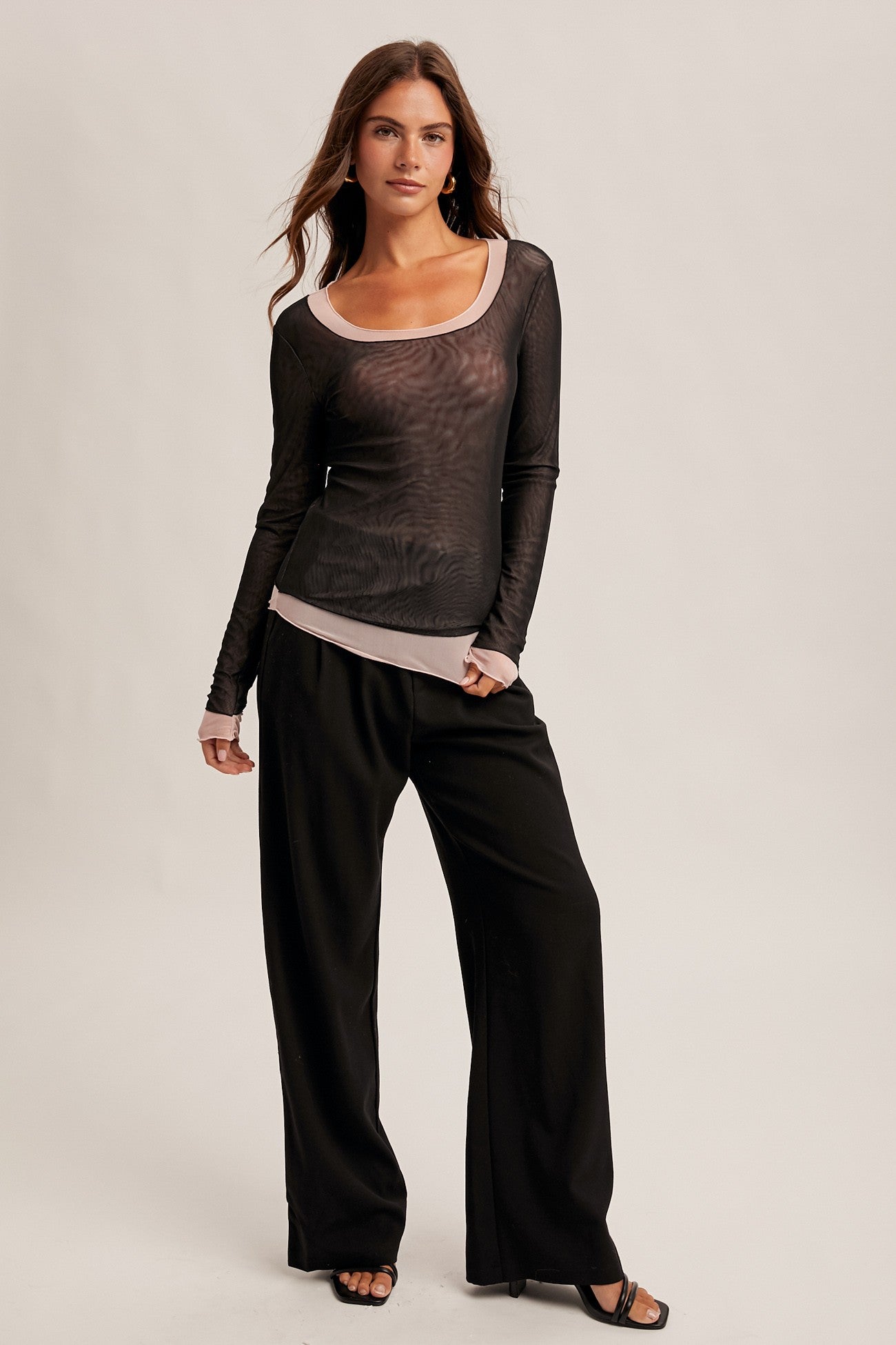 Rachel Mesh Top