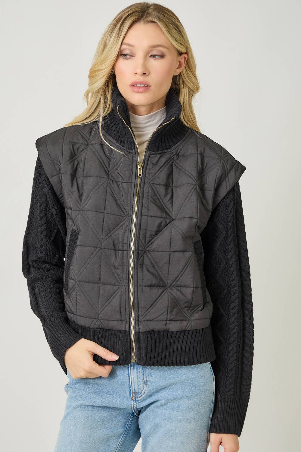 Mixed Media Jacket
