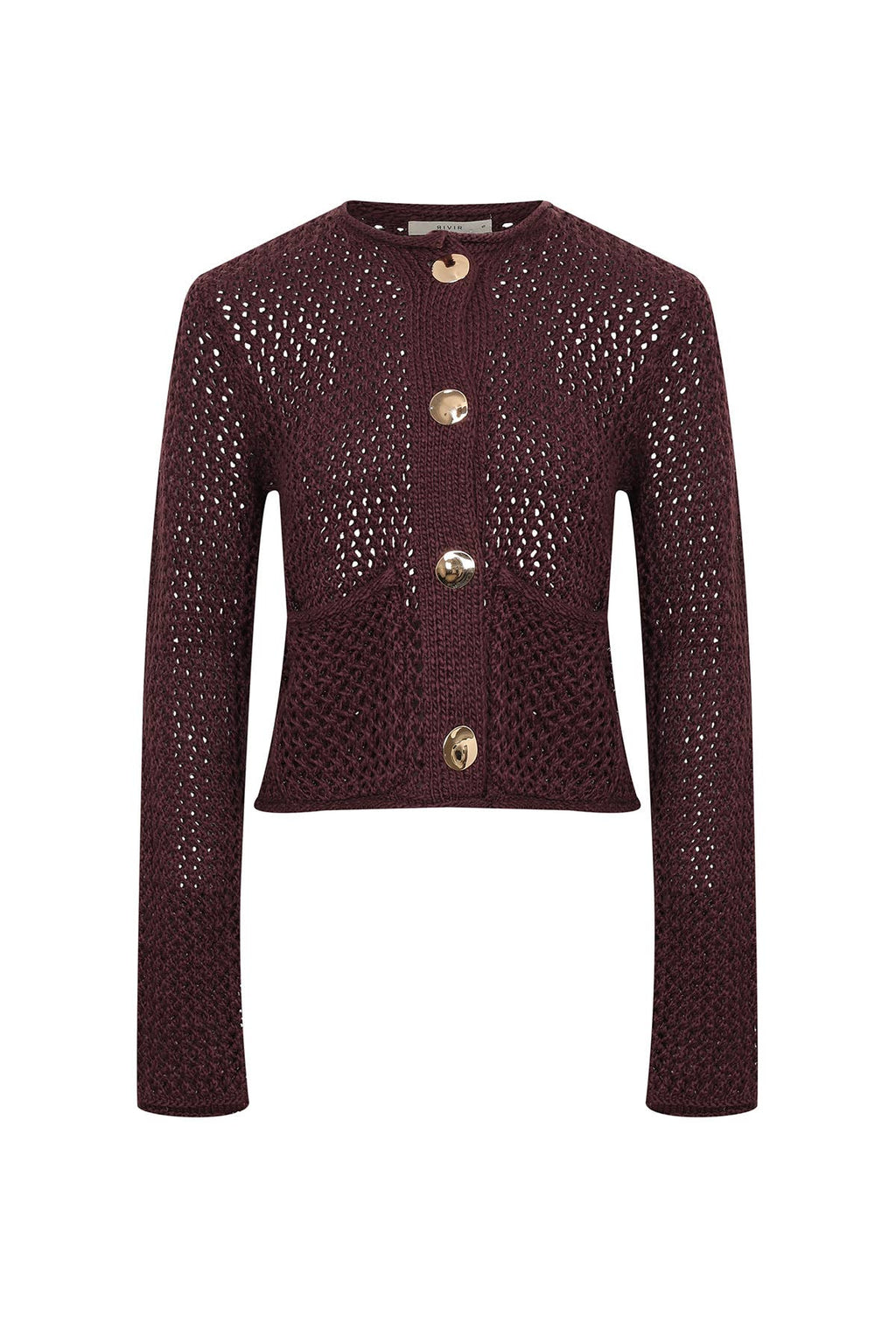 Rosie Crochet Knit Cardigan