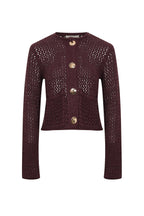 Rosie Crochet Knit Cardigan