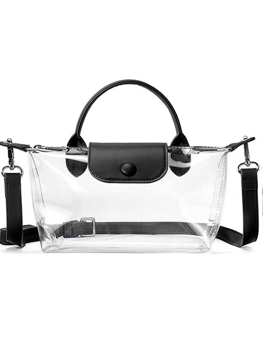 Ladies Transparent Jelly Crossbody Handbag