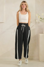 Viral Track Pants With Stripe Details