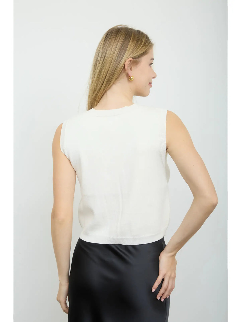 Cannes Knit Cardigan Vest