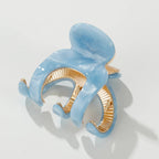 Jade Coastal Octopus Metal Claw Clip - Small