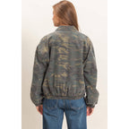 Camouflage Zip-Up Jacket