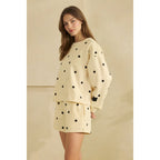 Polka Dot White & Black Set