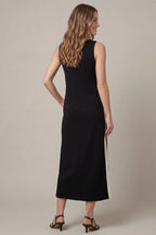 Black long Stripped Dress