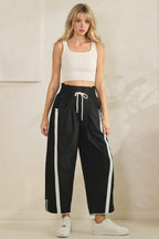 Viral Track Pants With Stripe Details