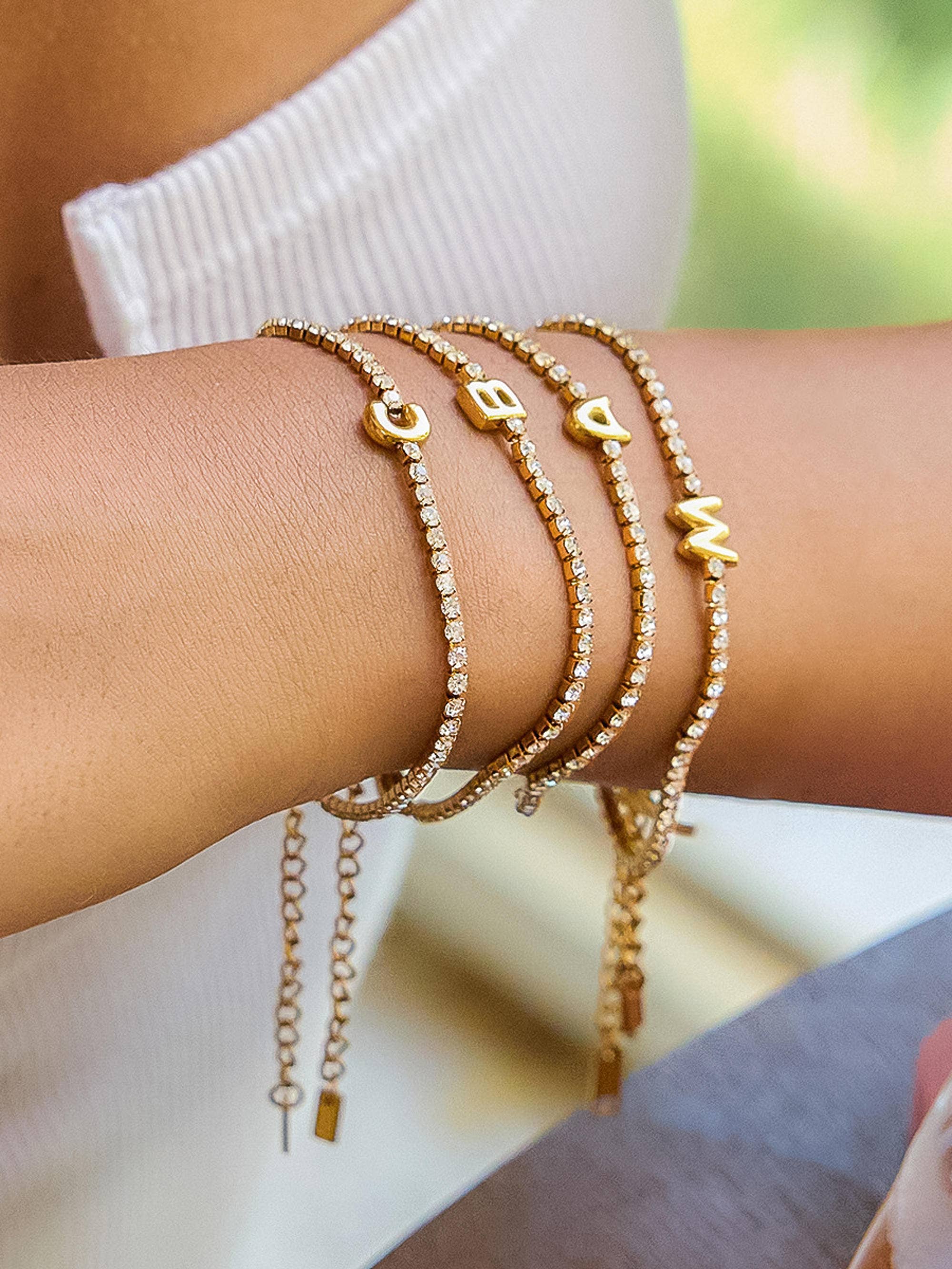 Chaplin Letter Bracelet