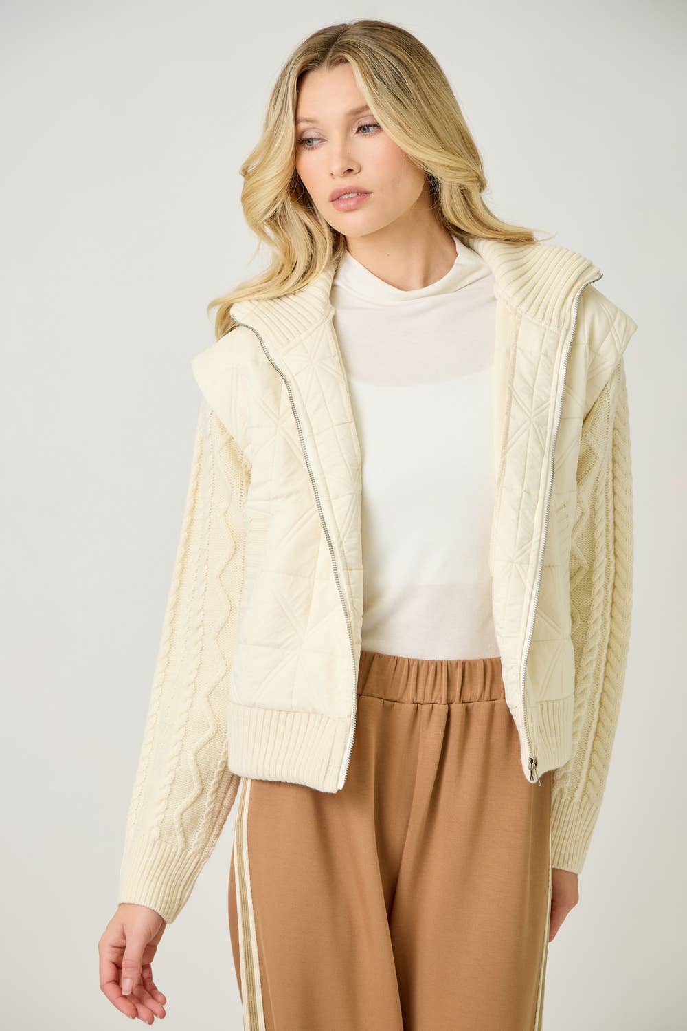 Mixed Media Jacket
