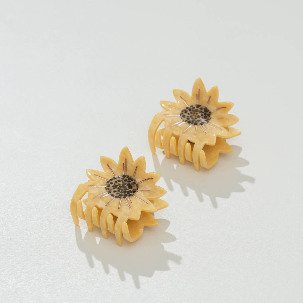 Sunflower Claw Clip - Medium