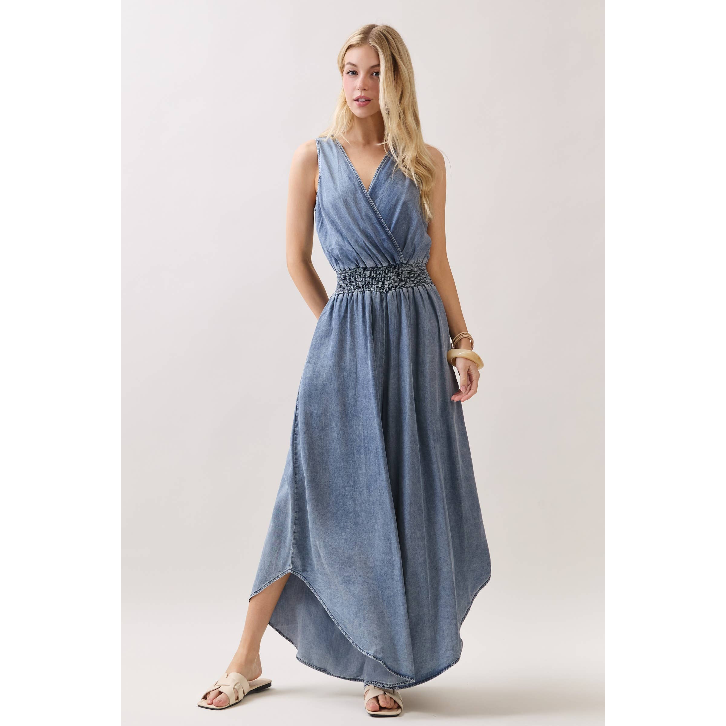 WASHED TENCEL JUMPSUIT