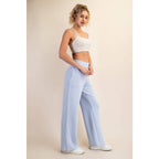MODAL SCUBA PIPING STRAIGHT PANT
