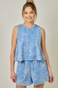 Acid Washed French Terry Swing Top