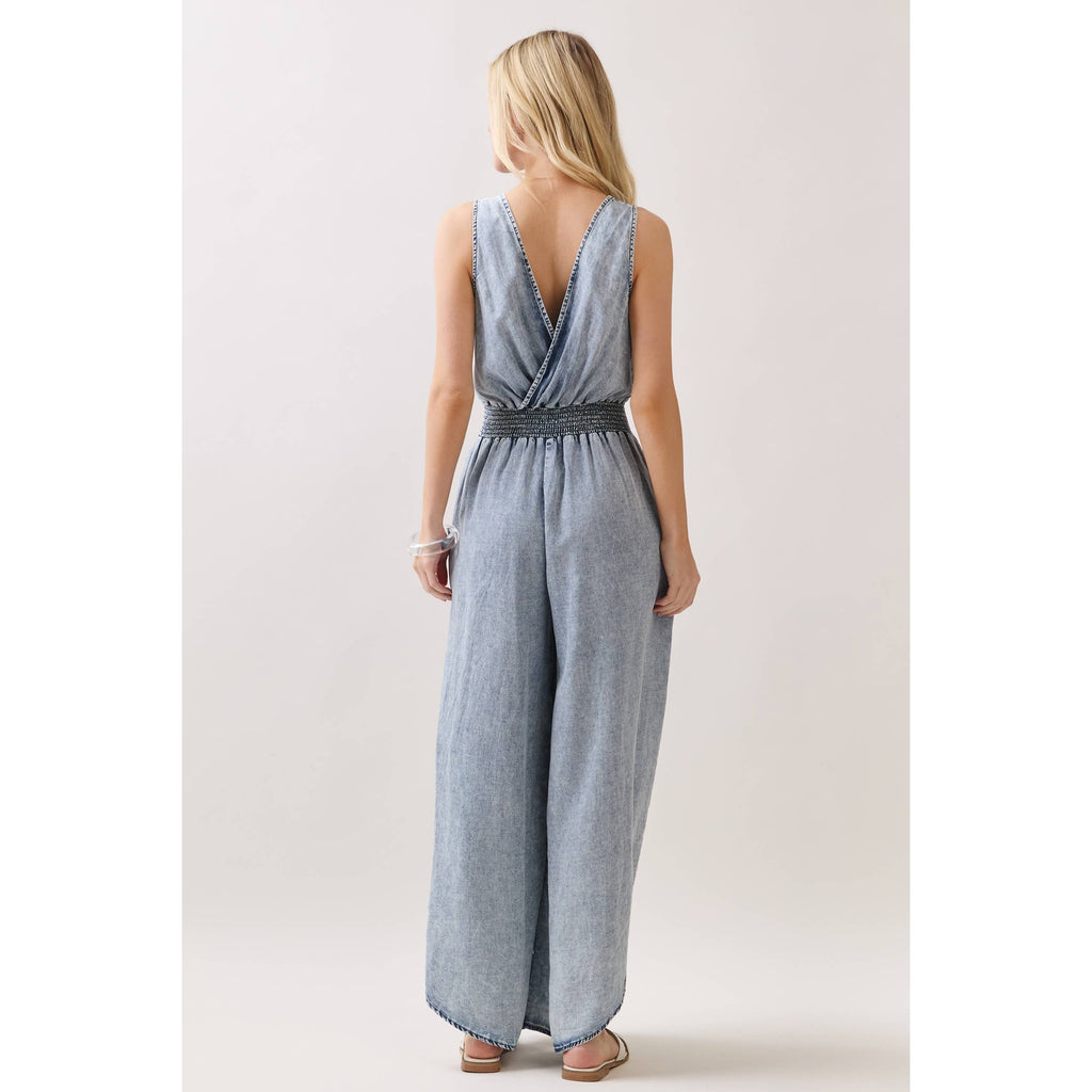 WASHED TENCEL JUMPSUIT
