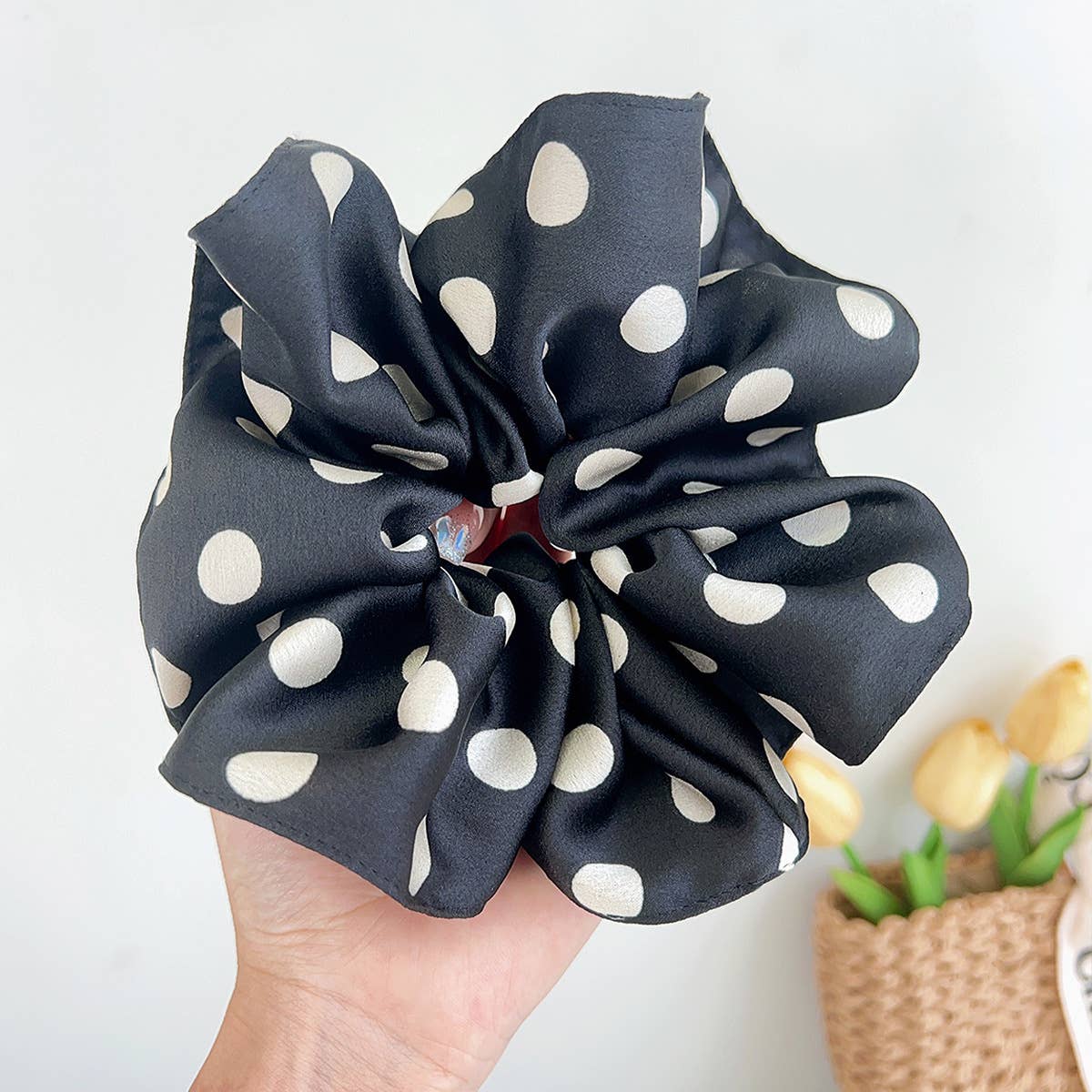 Polka Dot Scrunchies (Set of 2)