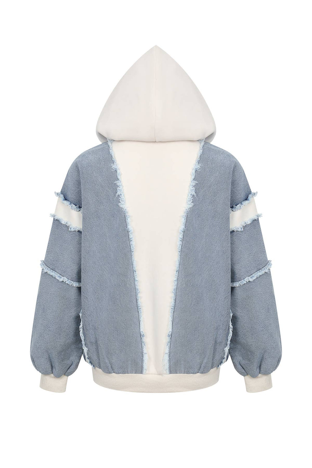 Cassie Denim Hybrid Hoodie