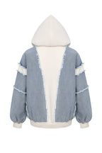 Cassie Denim Hybrid Hoodie