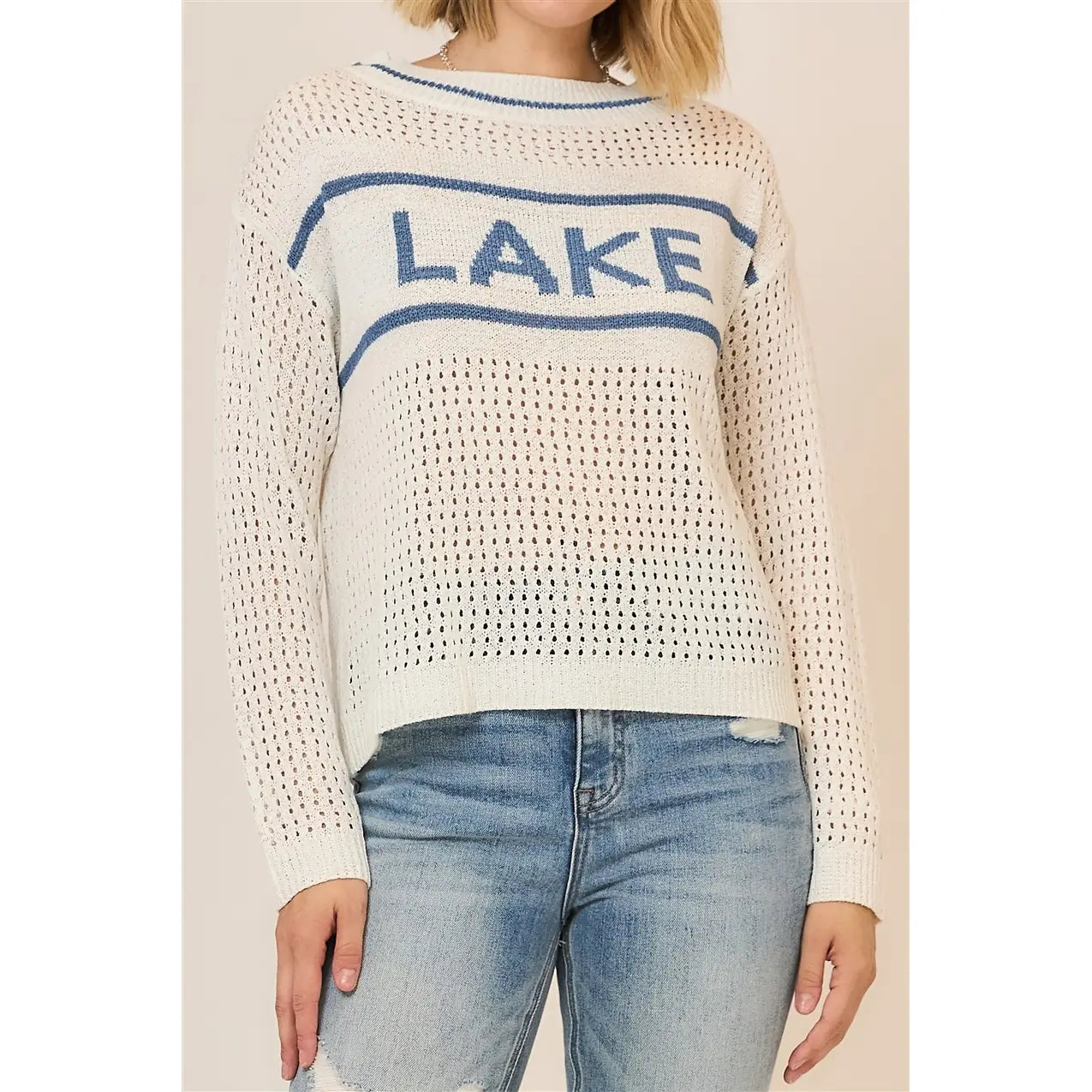 Lake Life Crochet Sweater