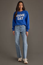 Royal Blue & White Game Day Sweatshirt