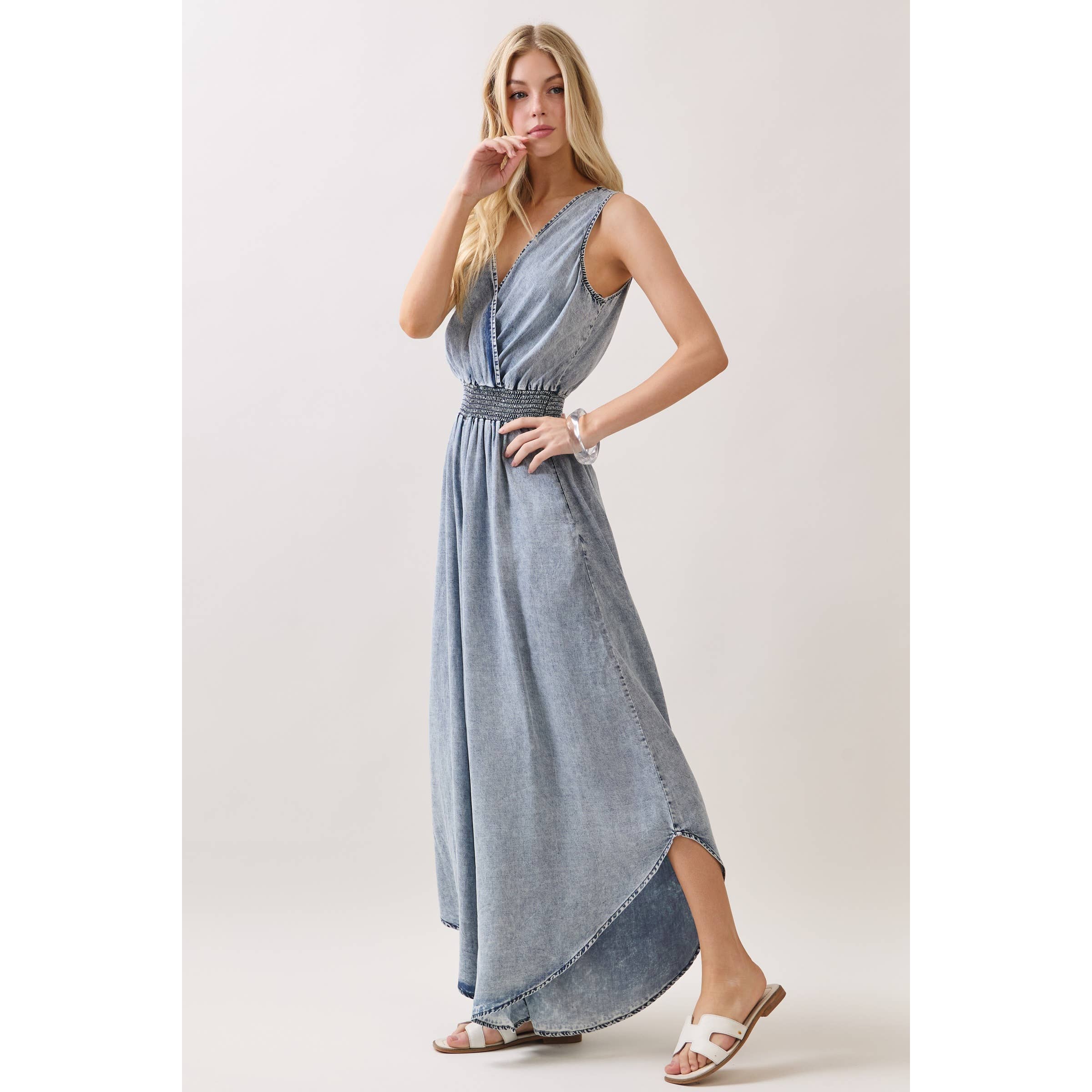 WASHED TENCEL JUMPSUIT