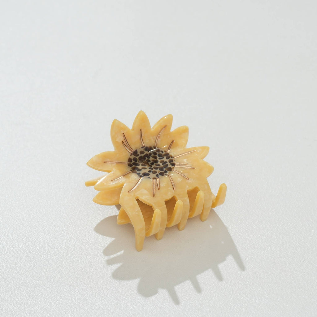 Sunflower Claw Clip - Medium