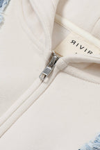 Cassie Denim Hybrid Hoodie