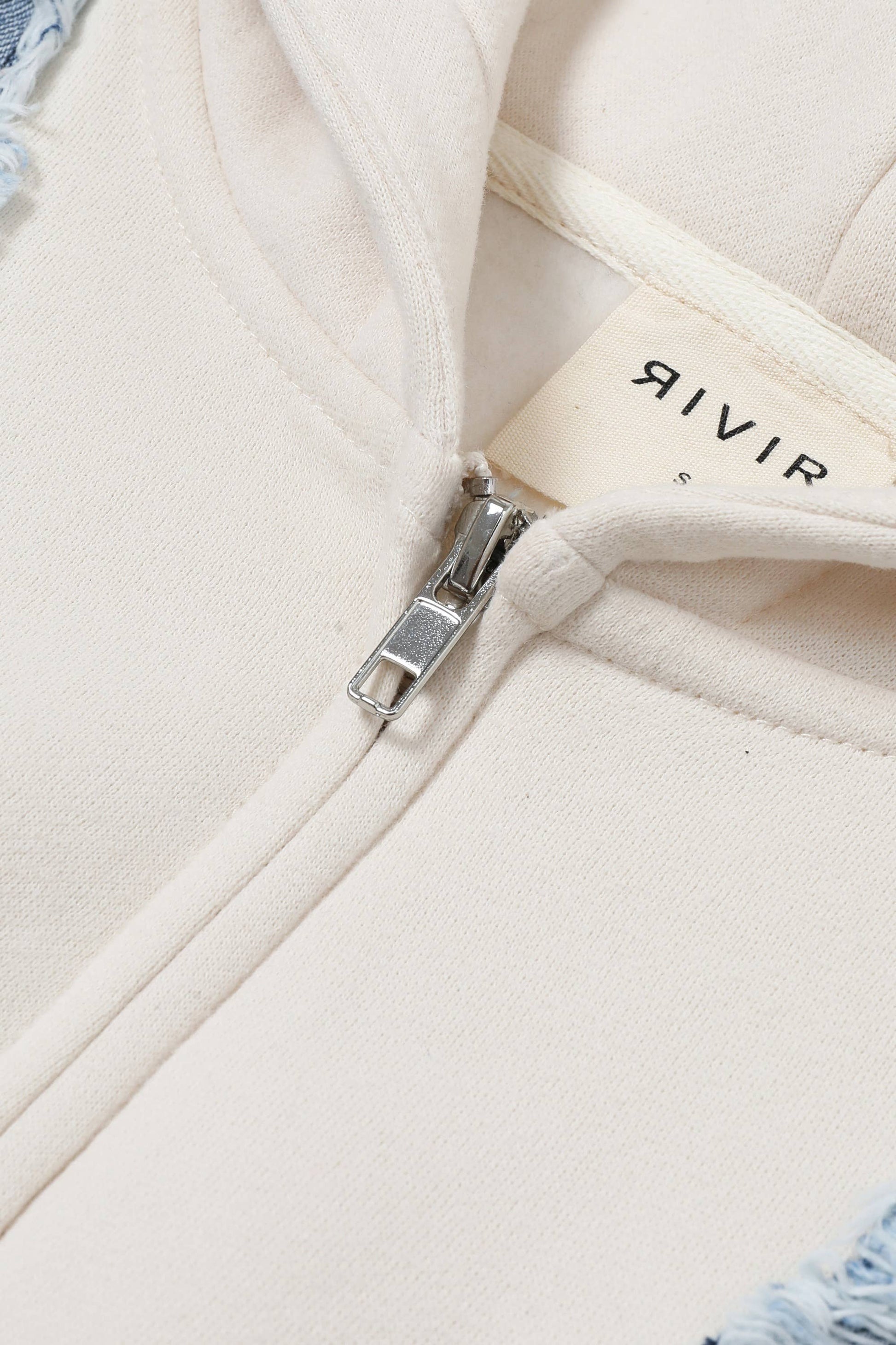 Cassie Denim Hybrid Hoodie