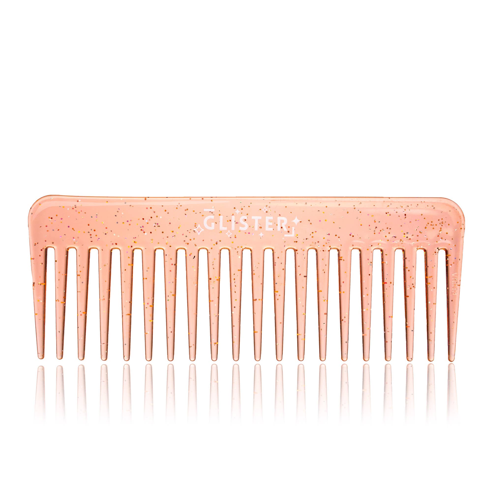 "Sparkle" Wide Tooth Detangling Comb | Glitter Finish