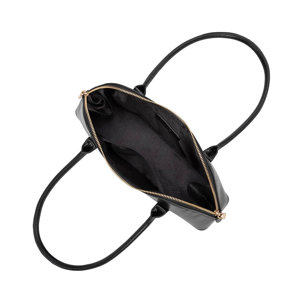 Dakota Black Recycled Vegan Shoulder Bag Pre-Order 11/15