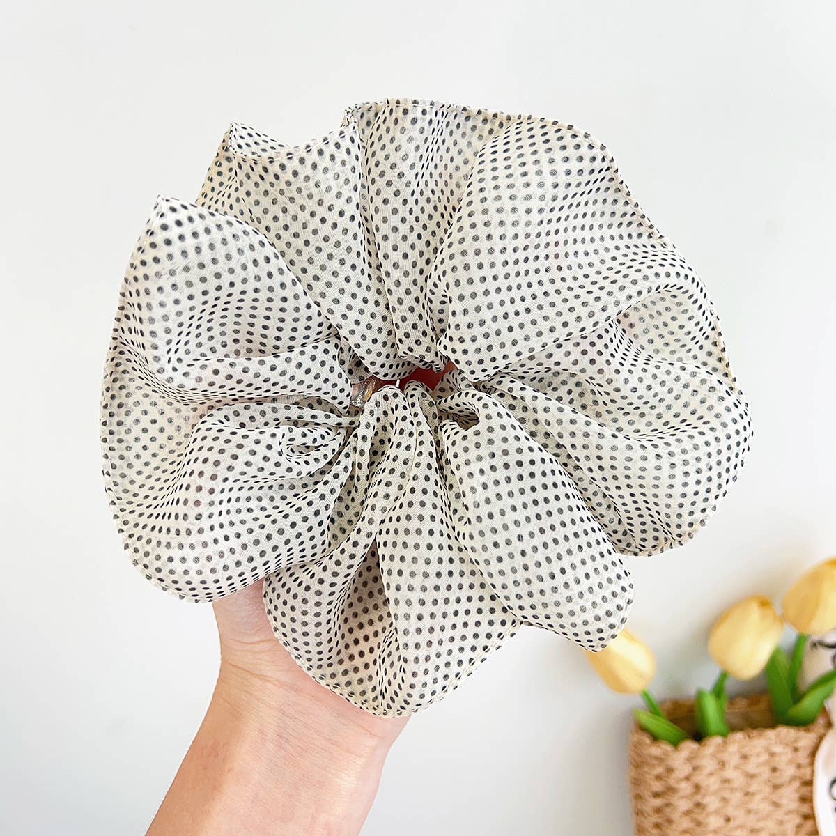Polka Dot Scrunchies (Set of 2)