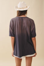 Distressed Flag Patch Tee