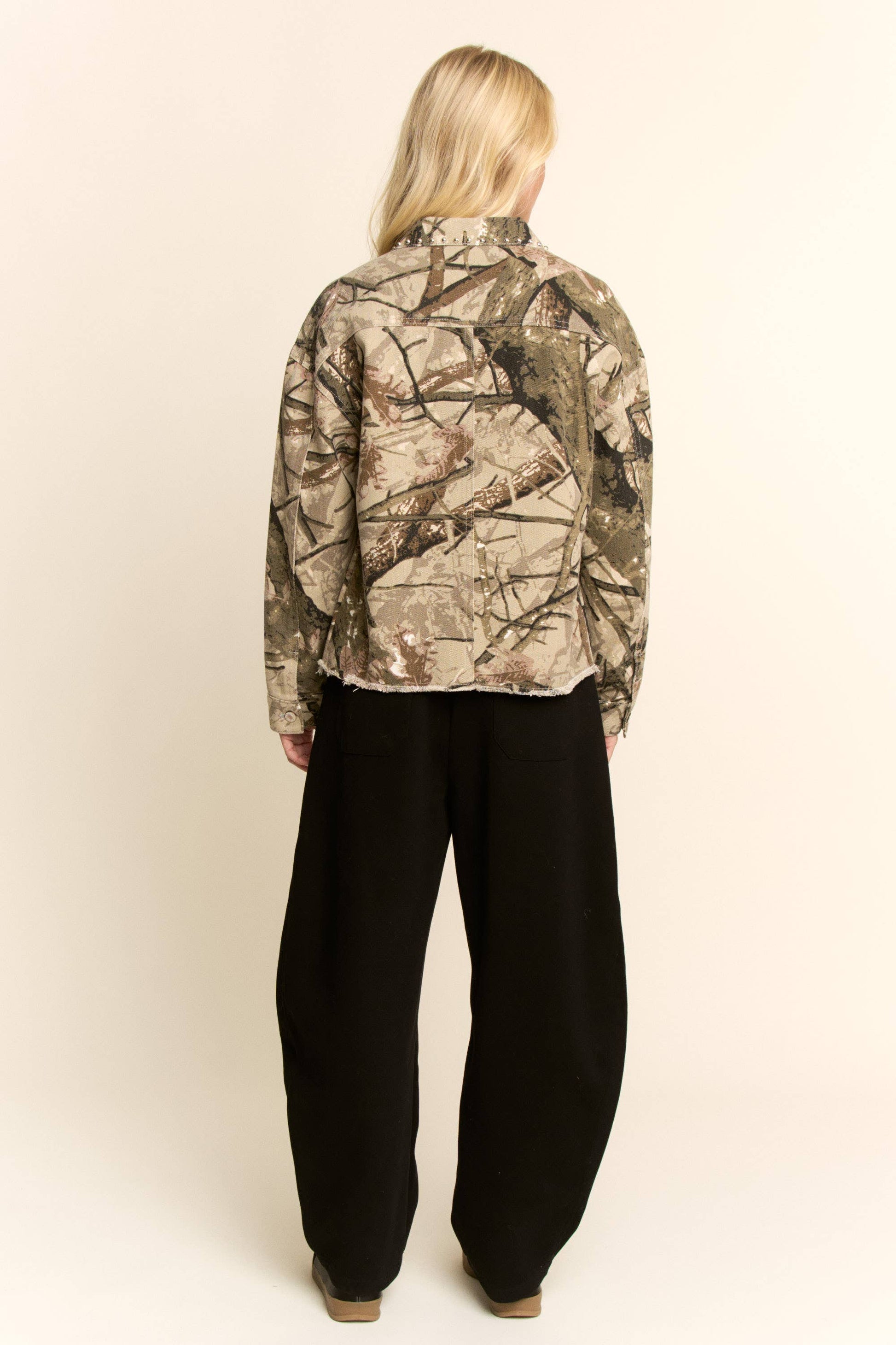 CARDI CAMO DENIM JACKET