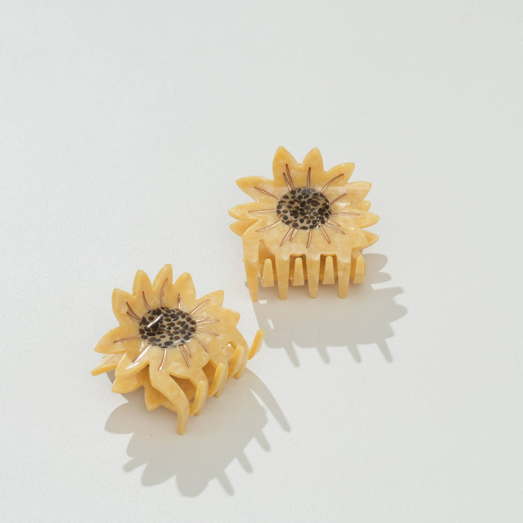 Sunflower Claw Clip - Medium
