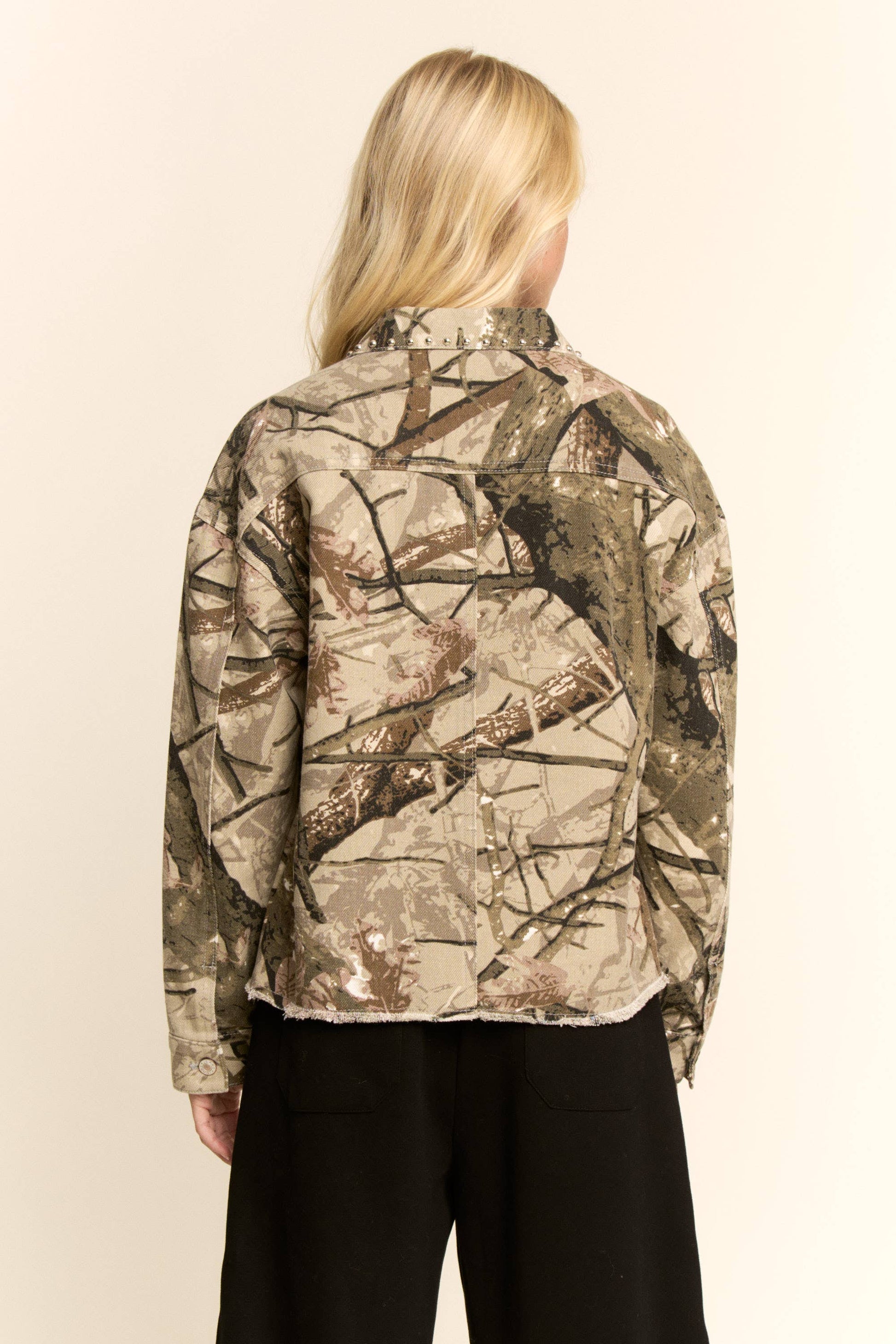 CARDI CAMO DENIM JACKET
