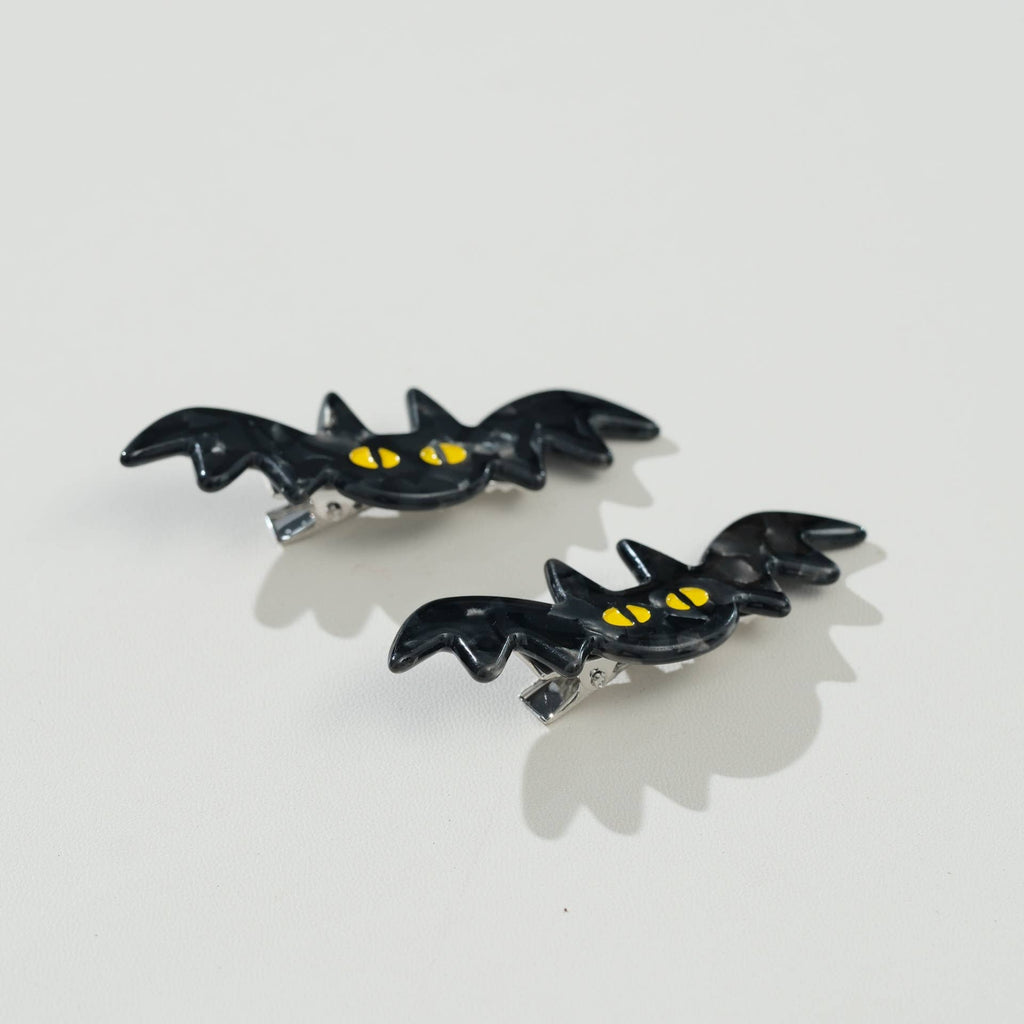 Mini Bat Barrette Hair Clip (Set of 2)