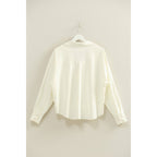 Button-Down Blouse With Flowing Fit