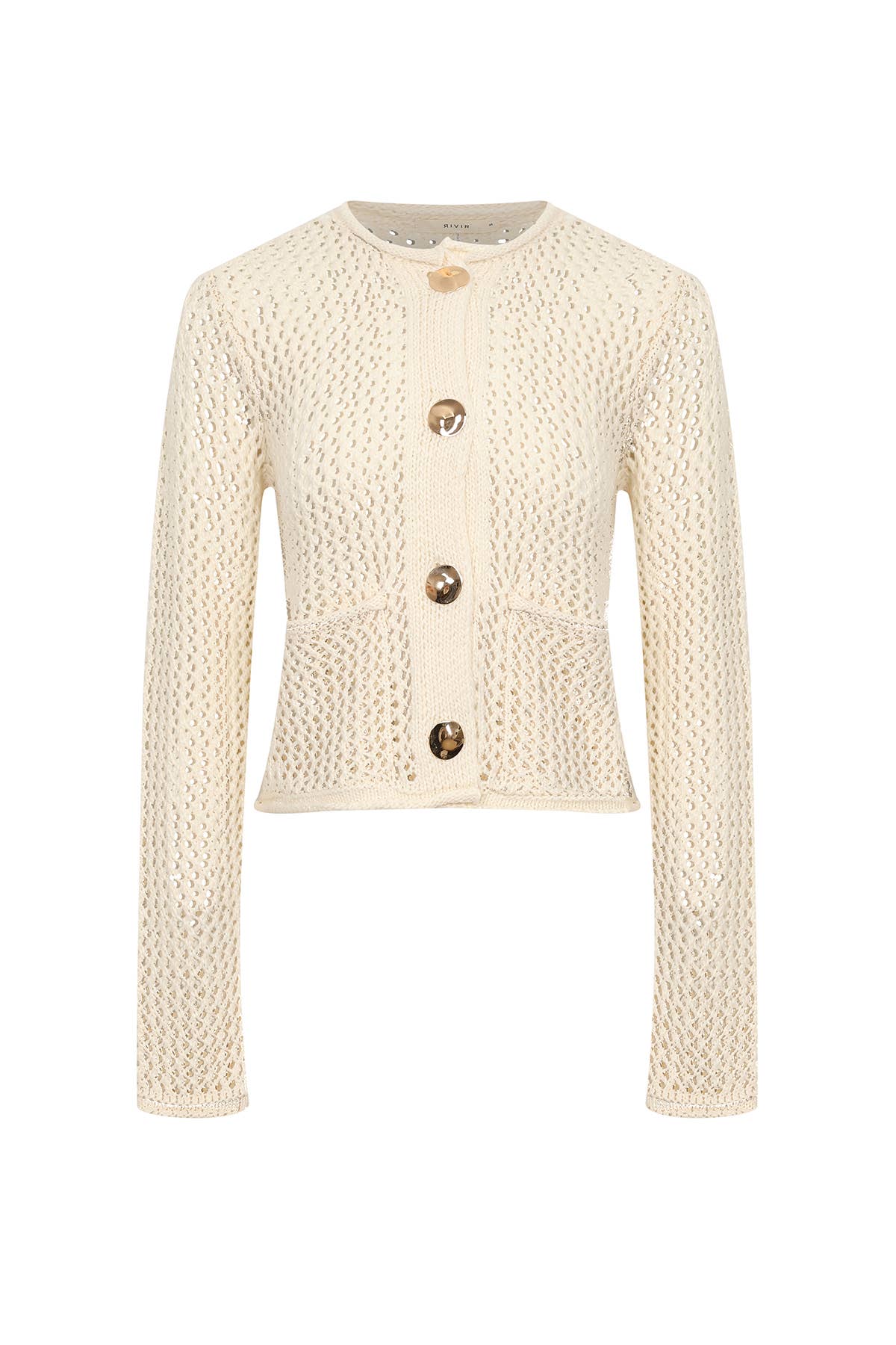 Rosie Crochet Knit Cardigan