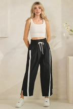 Viral Track Pants With Stripe Details