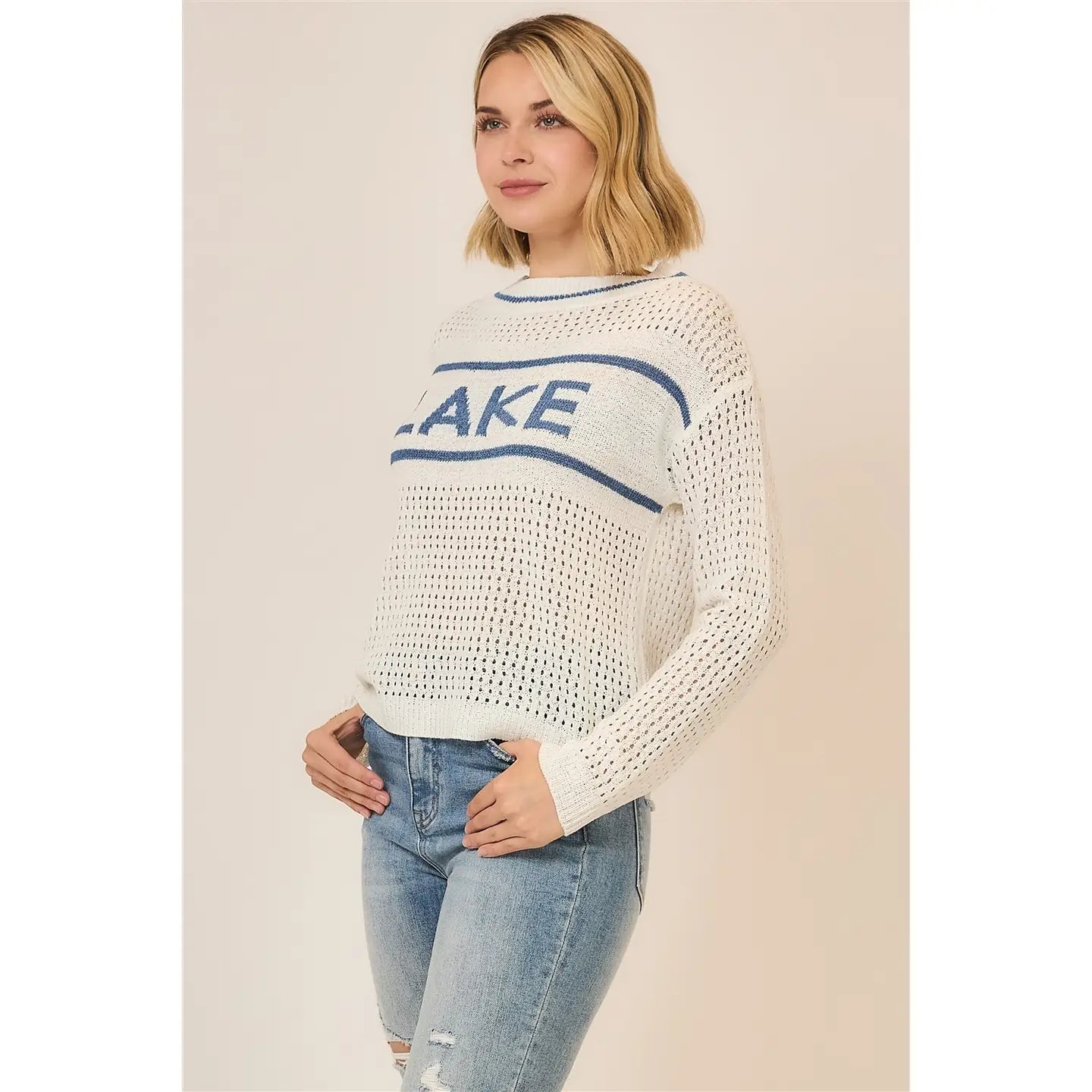 Lake Life Crochet Sweater