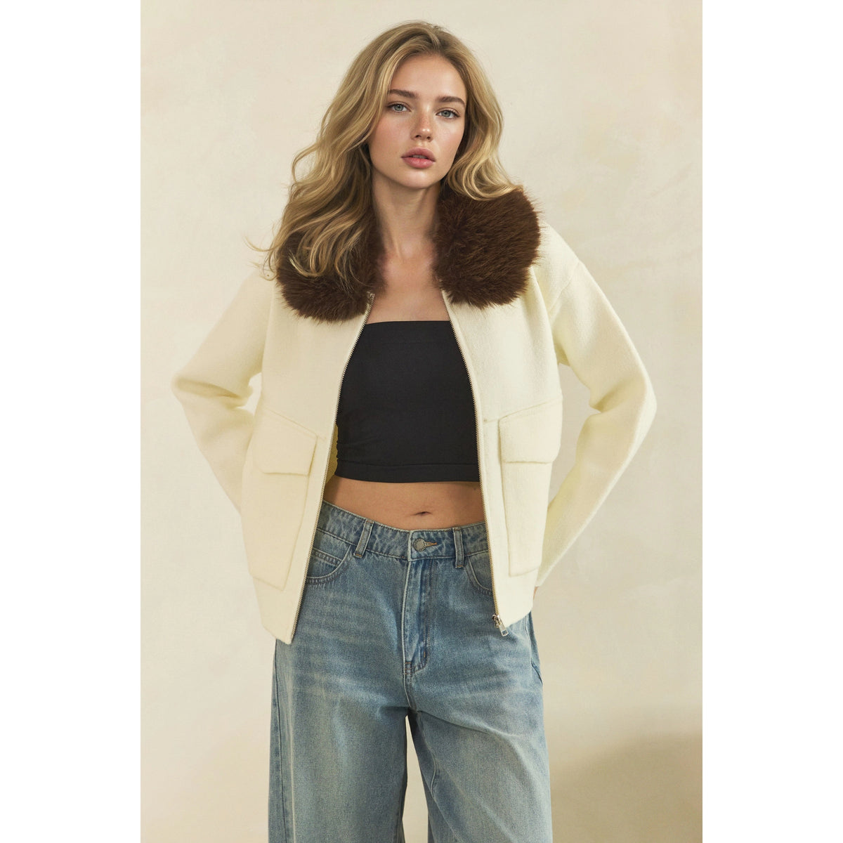 Alpine Faux Fur Jacket